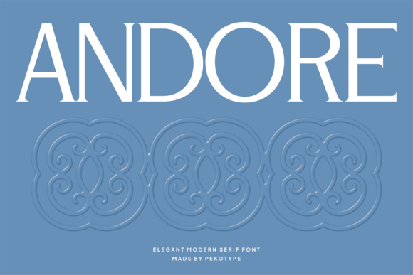 Andore: A Modern Serif Typeface for Elegant Web Design