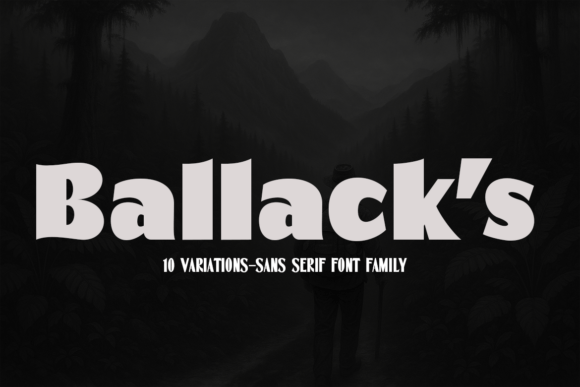 Ballack s: A Bold Sans Serif Typeface for Modern Brand Identity