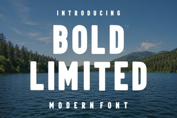 Bold Limited: The Premium Sans Serif Typeface for Modern Editorial Design