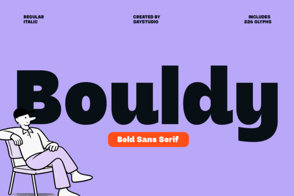 Bouldy: The Bold Sans Serif Typeface for Modern Digital Brands