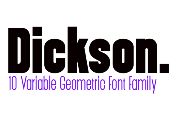 Dickson: The Bold Sans Serif Font for Modern Brand Identity