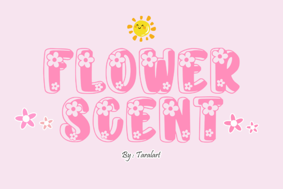 Flowerscent Regular: A Creative Typeface for Small Business Branding