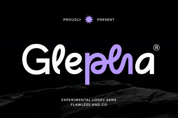 Glepha: The Experimental Sans Serif for Bold Campaigns