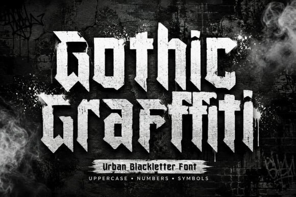 Gothic Graffiti: The Bold Typeface for Scroll-Stopping Campaigns