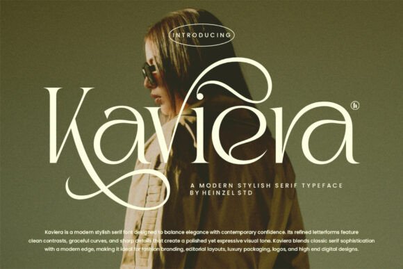Kaviera: The Elegant Serif Font for Handmade Creators