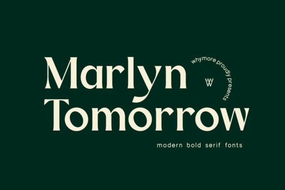 Marlyn Tomorrow: The Serif Typeface That Polishes Your Brand Identity