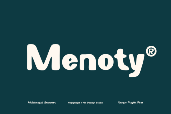 Menoty: The Friendly Sans Serif Font for Warm Brand Identities
