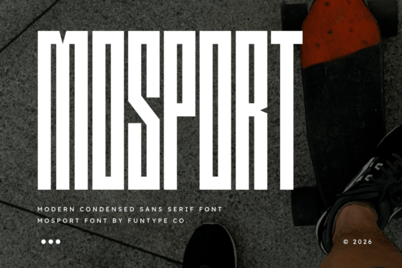 Mosport: A Powerful Sans Serif Typeface for Bold Web Design
