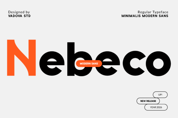 Nebeco: The Modern Sans Serif Typeface for Professional Branding