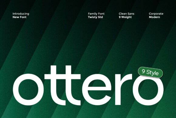 Ottero: The Modern Sans Serif Typeface for Scroll-Stopping Visuals