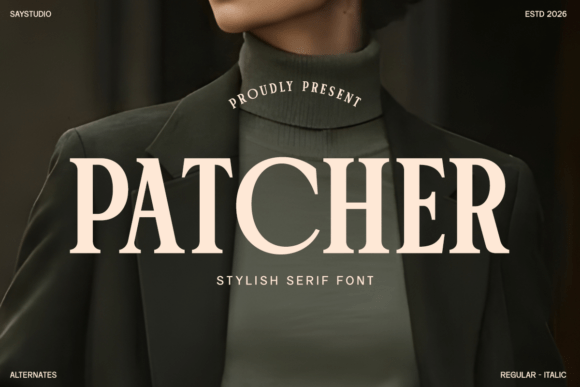 Patcher: A Modern Serif Typeface for Elevated Web Design