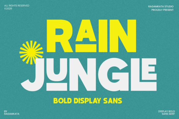 Rain Jungle: The Bold Sans Serif Font for Scroll-Stopping Campaigns