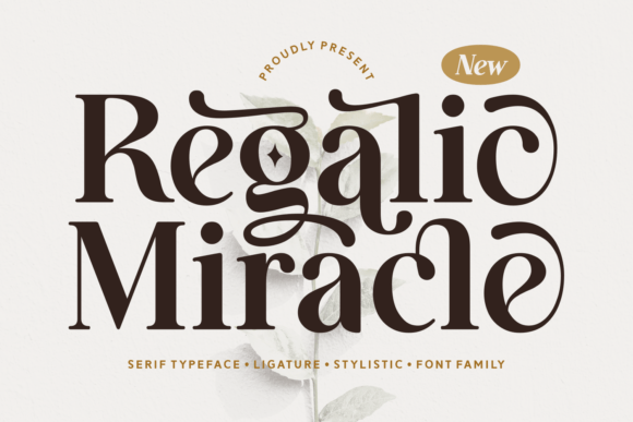 Regalic Miracle: A Premium Serif Typeface for Luxury Brand Identity
