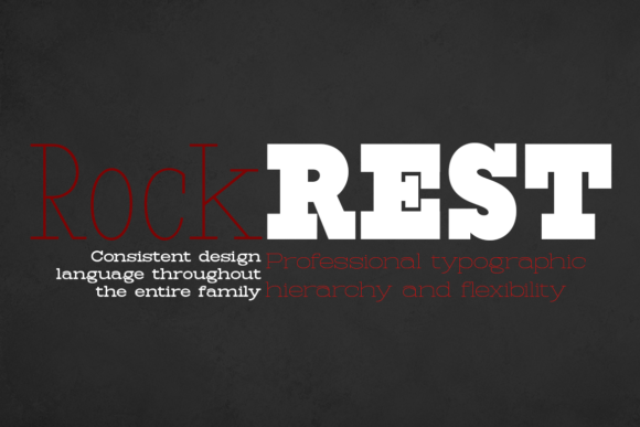 Rock Rest: The Industrial Slab Serif Font for Handmade Branding