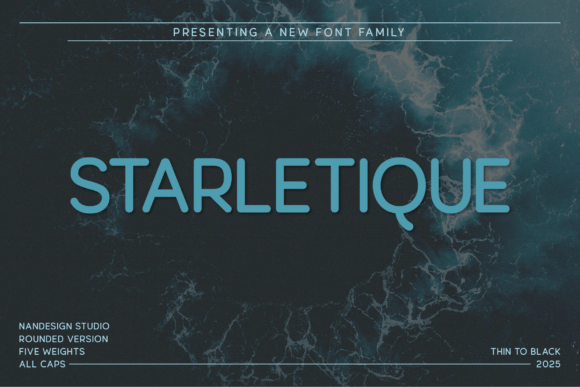 Starletique Rounded: The Modern Typeface for Handmade Branding