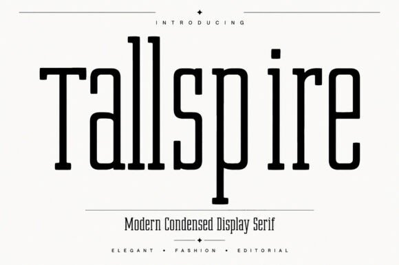 Tallspire: Elevating Editorial Design with a Modern Serif Typeface