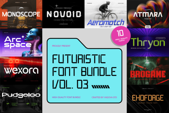 Testing Futuristic Bundle Vol.03 for Modern Web Design Projects