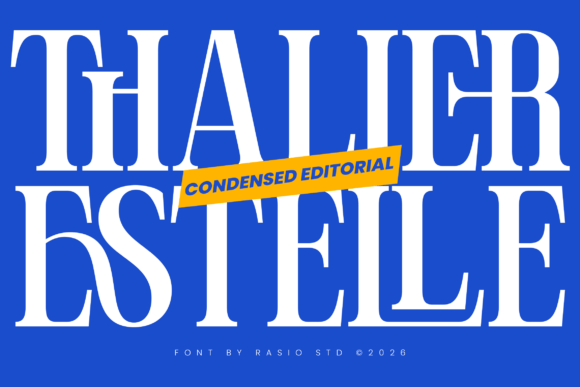 Thalier Estelle: A Modern Serif for Refined Brand Identities