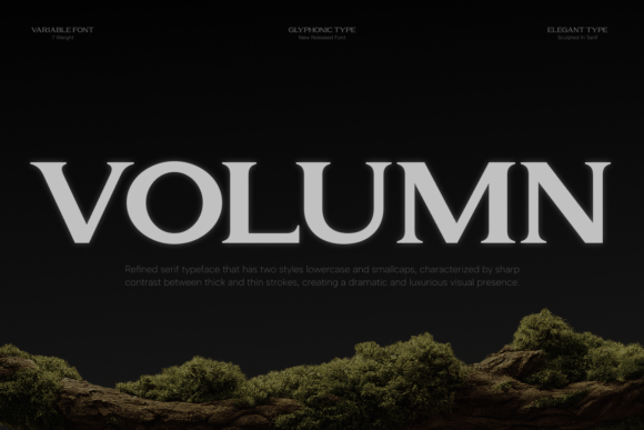 Volumn: The Premium Serif Font for High-Impact Campaigns